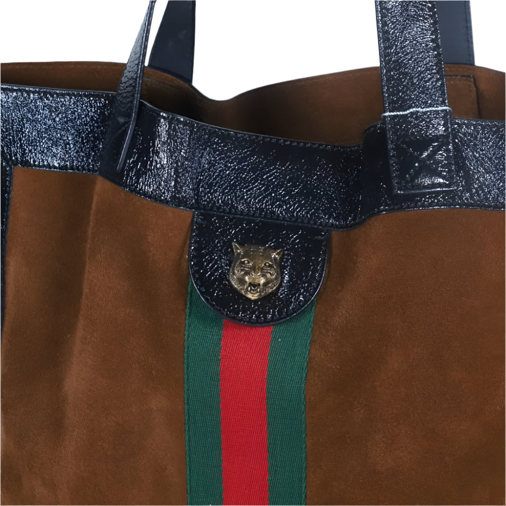 Ophidia Dark Brown/Black Tote