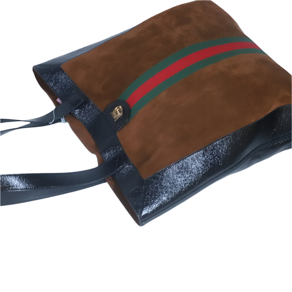 Ophidia Dark Brown/Black Tote