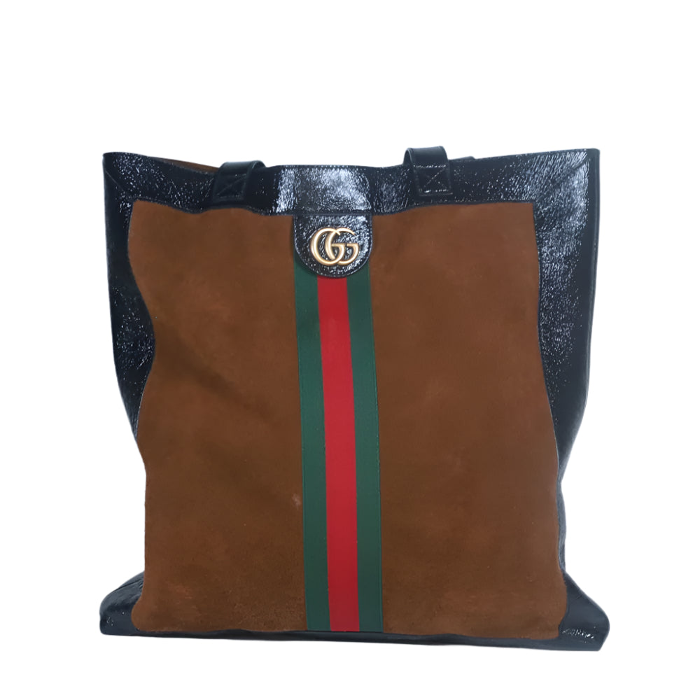 Ophidia Dark Brown/Black Tote