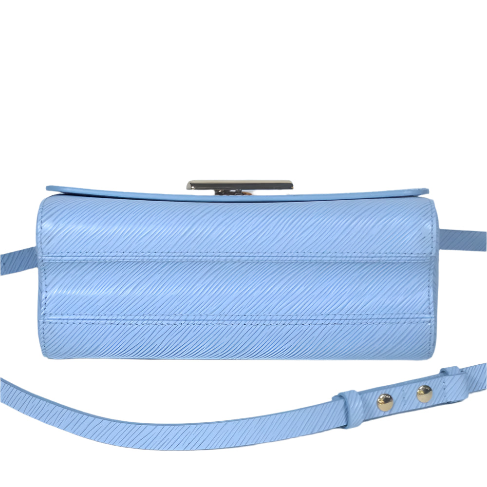 Epi twist shoulder bag celeste