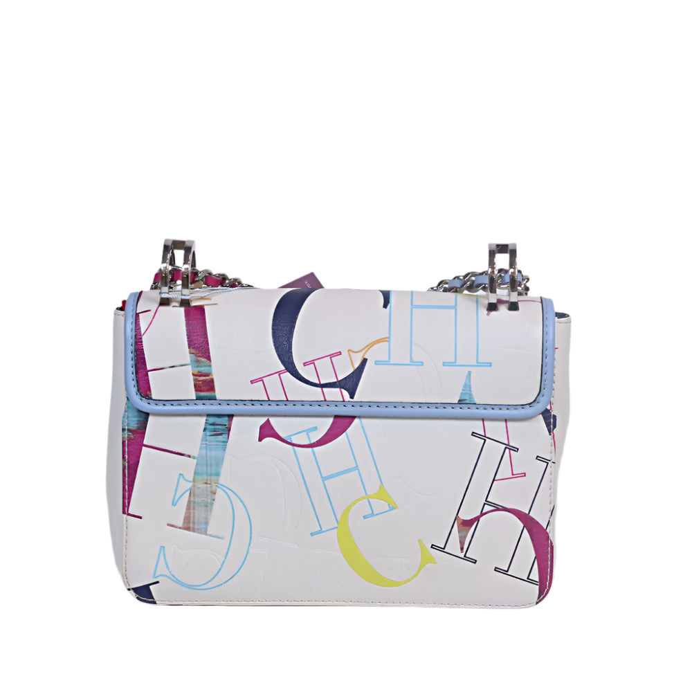 Baret clutch beige multicolor