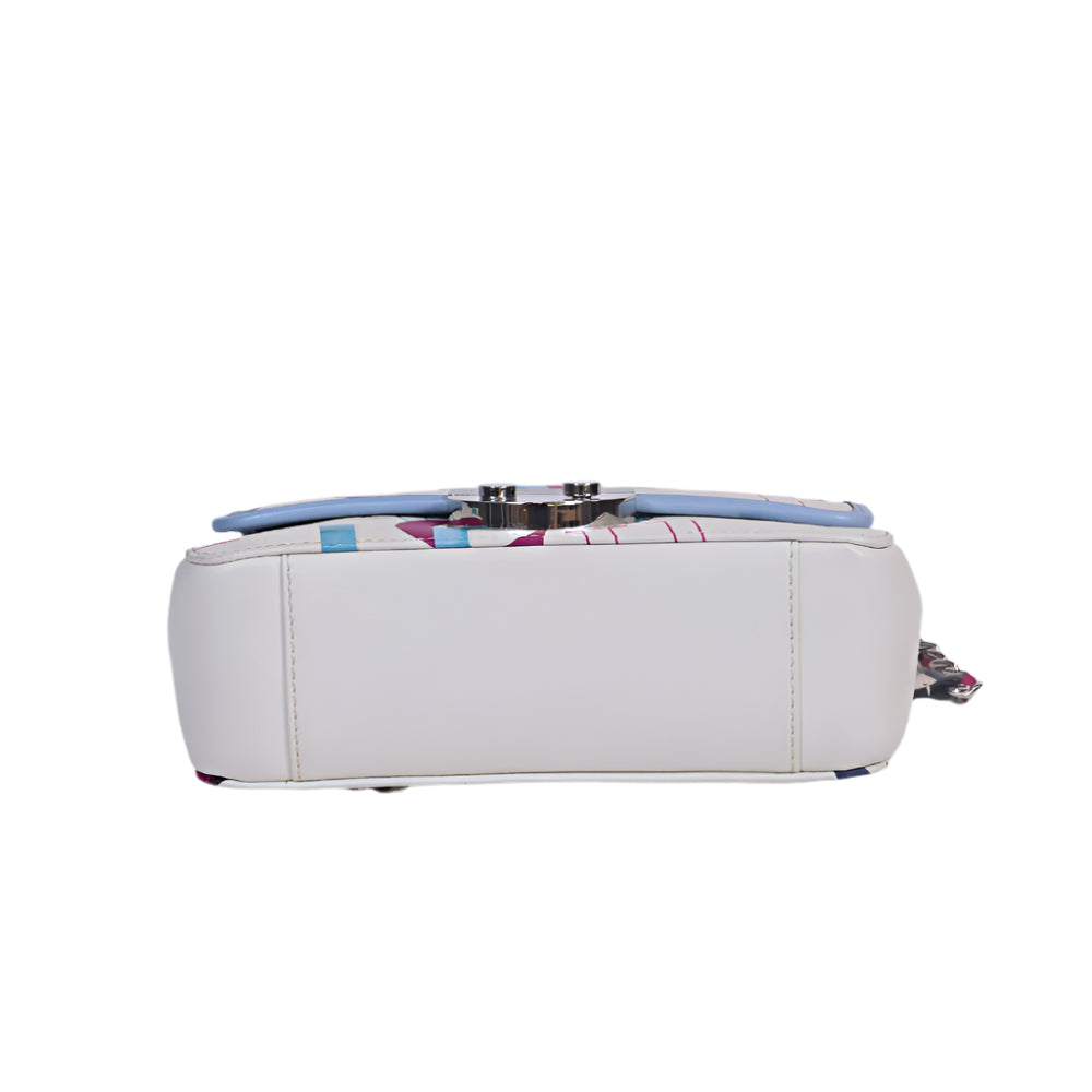 Baret clutch beige multicolor