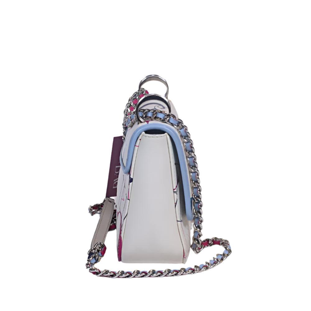 Baret clutch beige multicolor