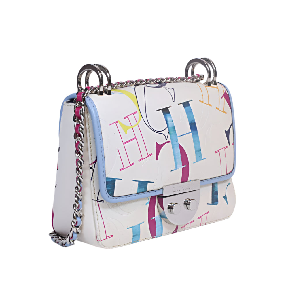 Baret clutch beige multicolor