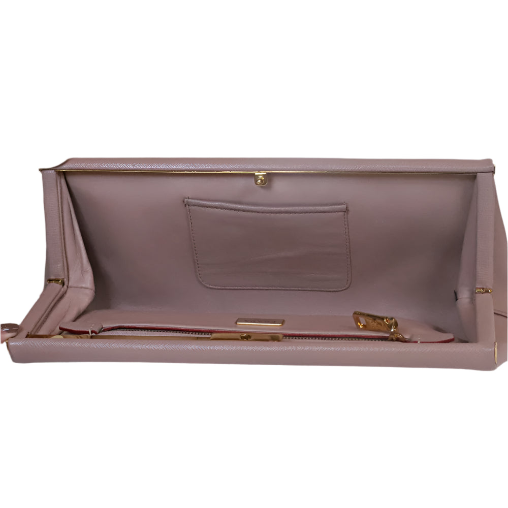 Sobre lux frame beige saffiano