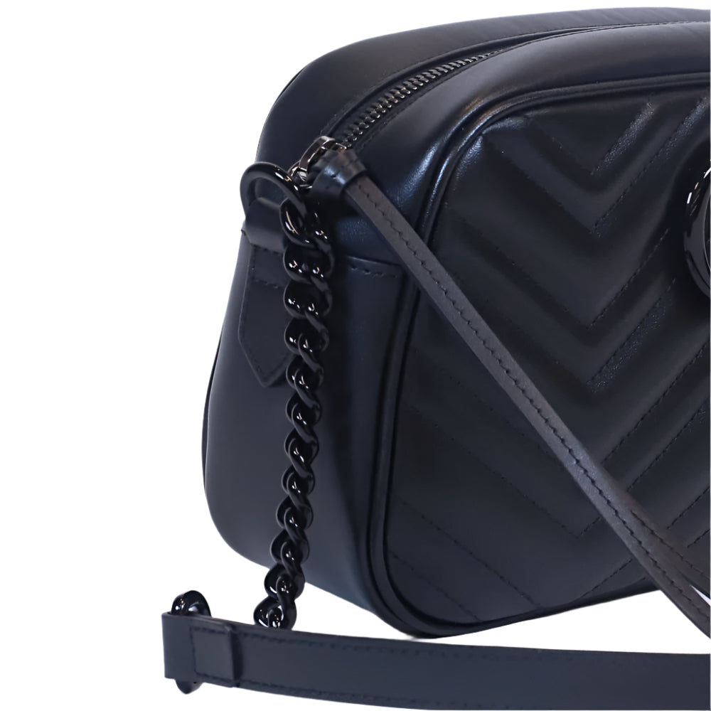 Marmont Small Shoulder bag black on black