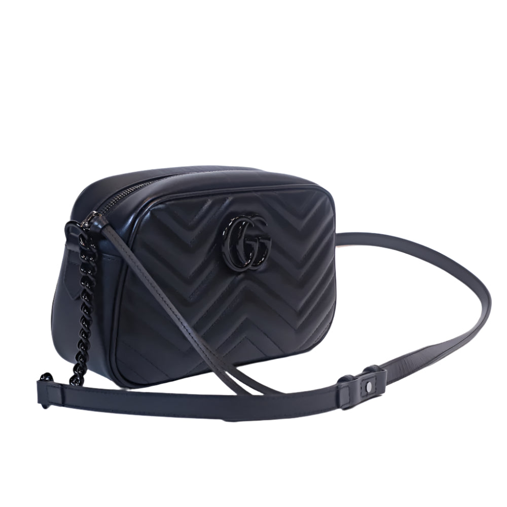Marmont Small Shoulder bag black on black