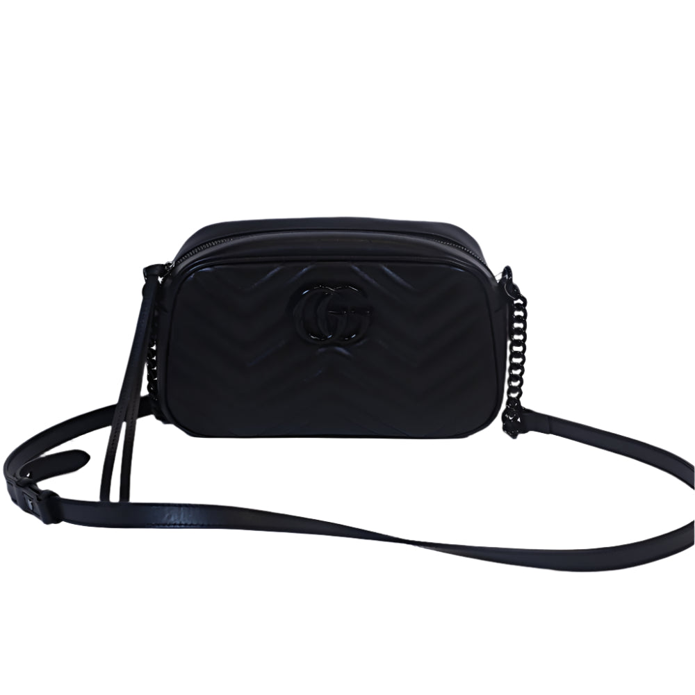 Marmont Small Shoulder bag black on black