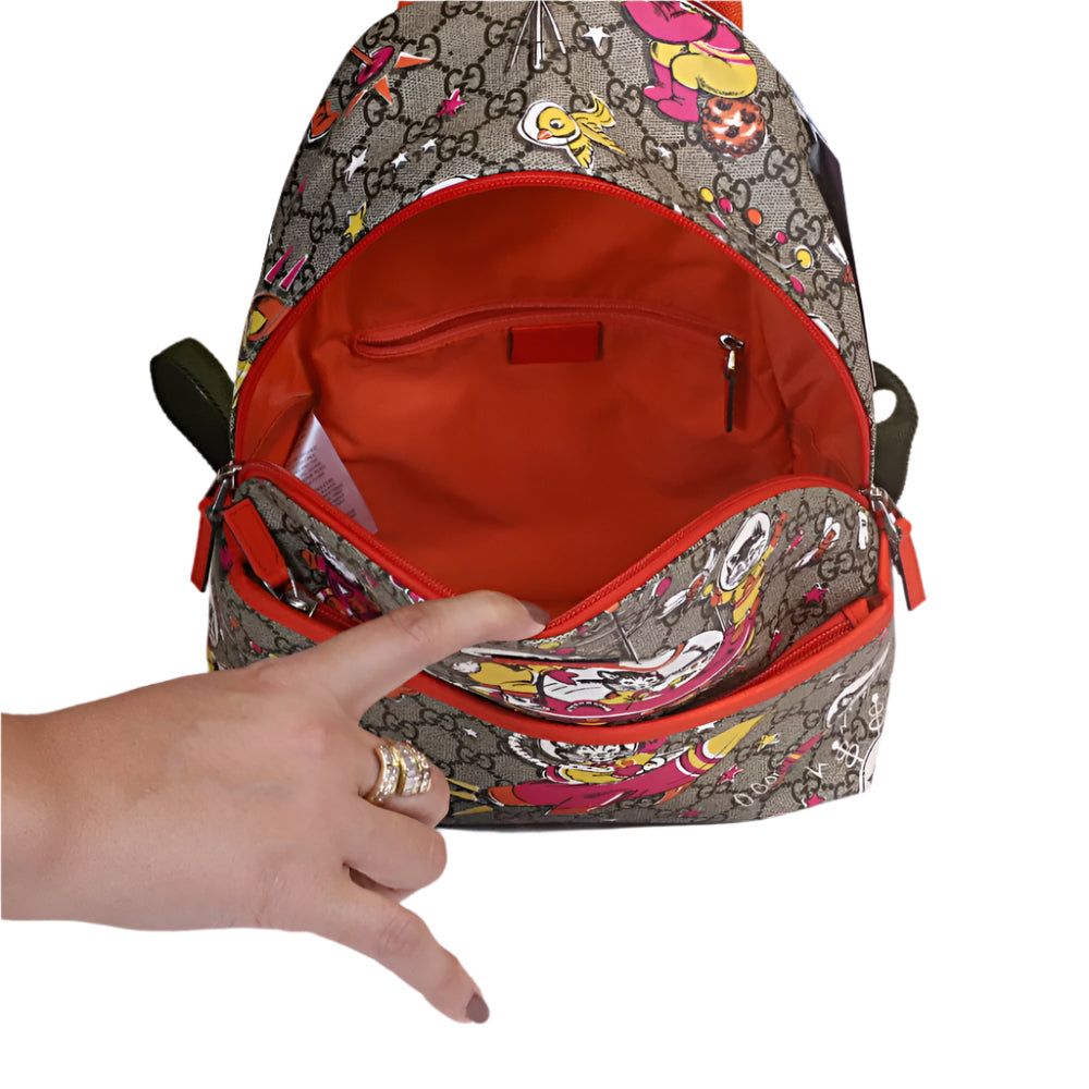 Supreme canvas backpack space cats