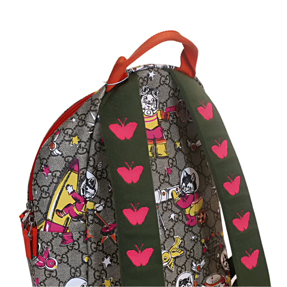 Supreme canvas backpack space cats