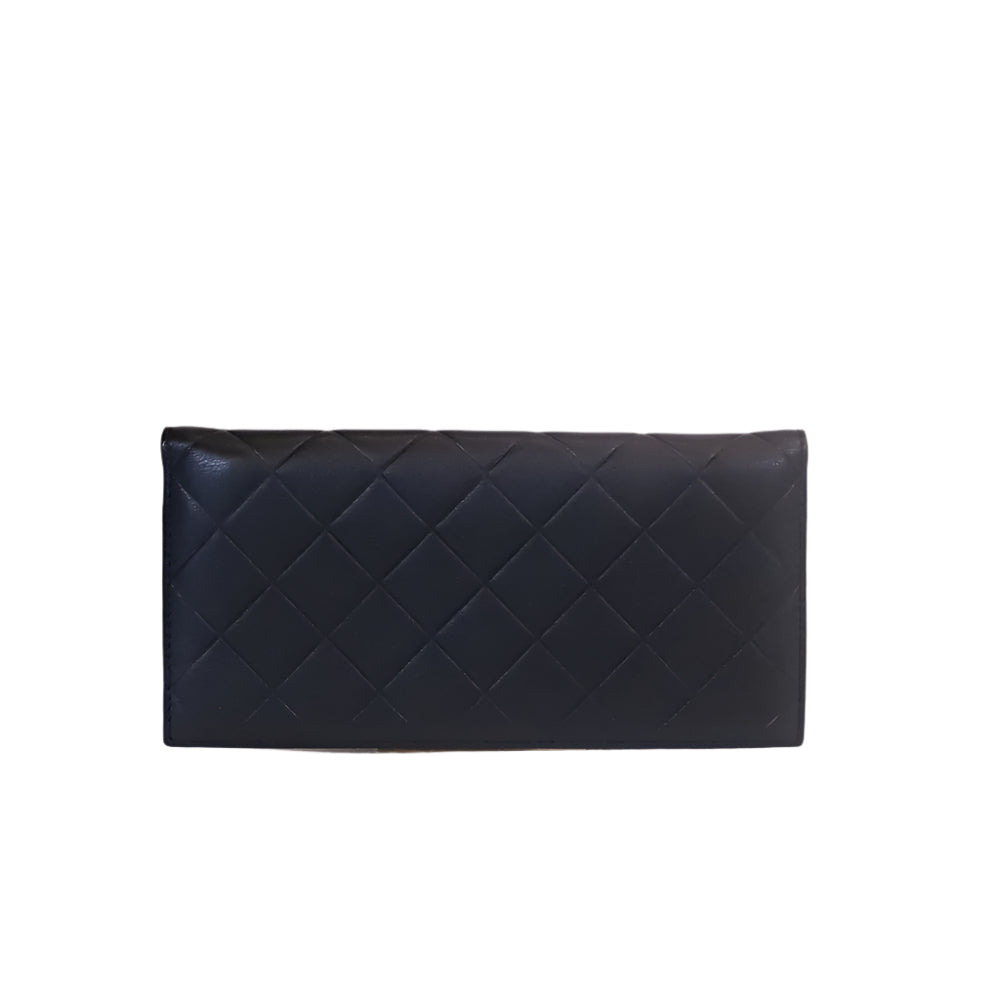 Wallet negro bifold initials