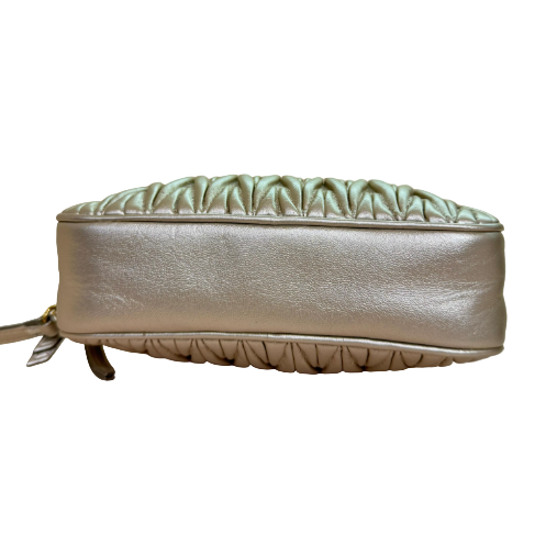 Matelasse Gold Leather crossbody