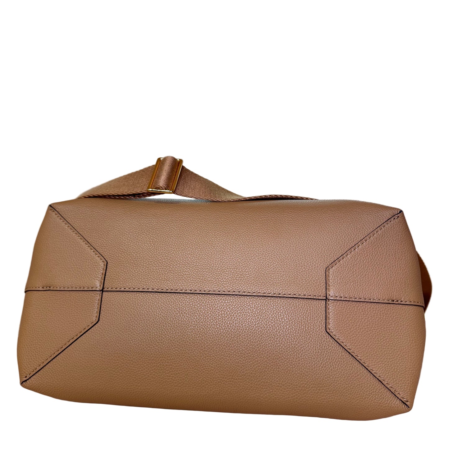 Extra large Thea Tote tan con web strap