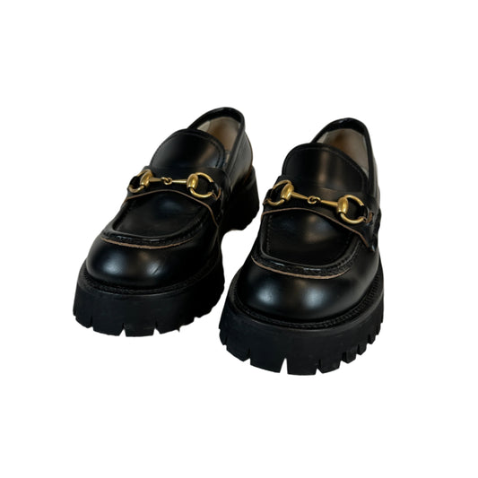Chunky leather loafers black Talla 37
