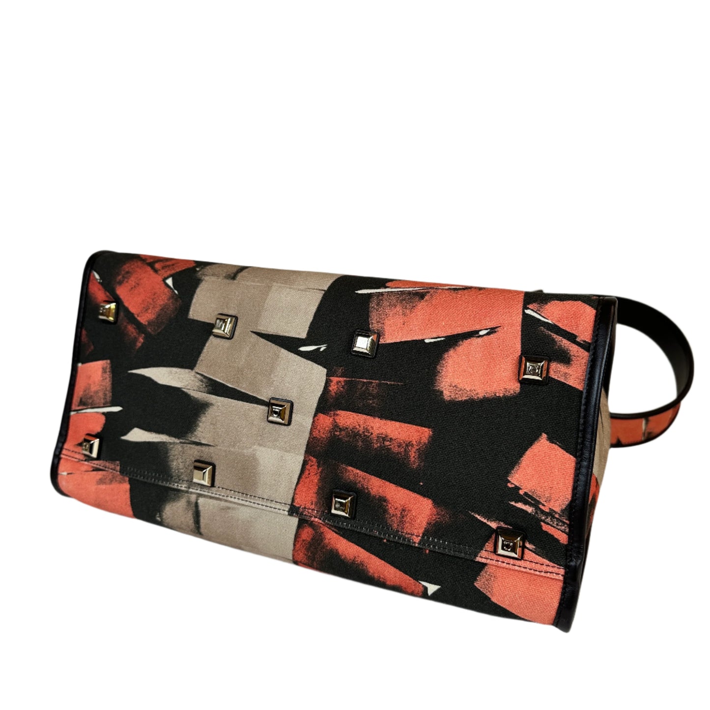 Studio Resort Printed Canvas Top Handle Tote bag