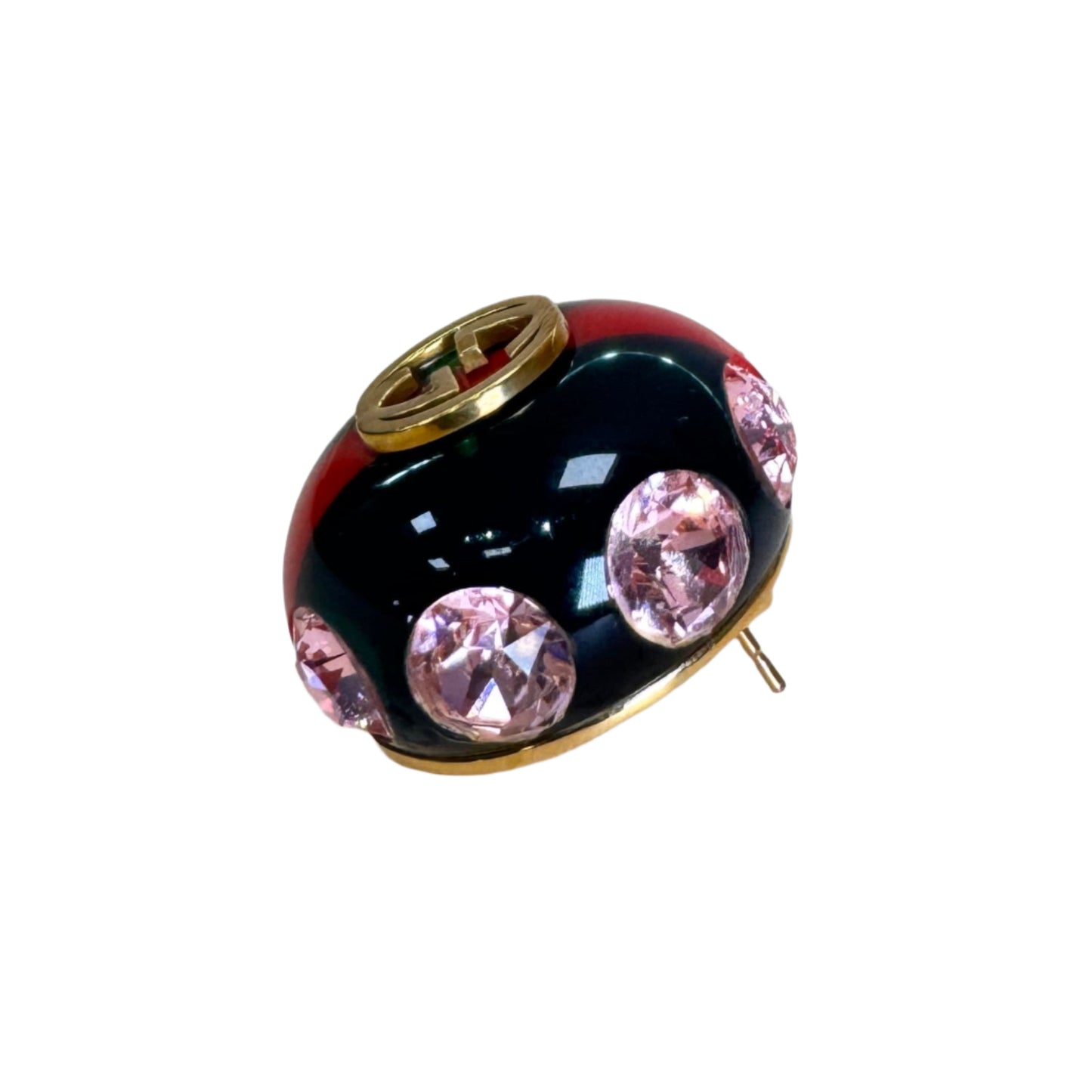 Resin and Crystal Vintage Sylvie Stud Earrings