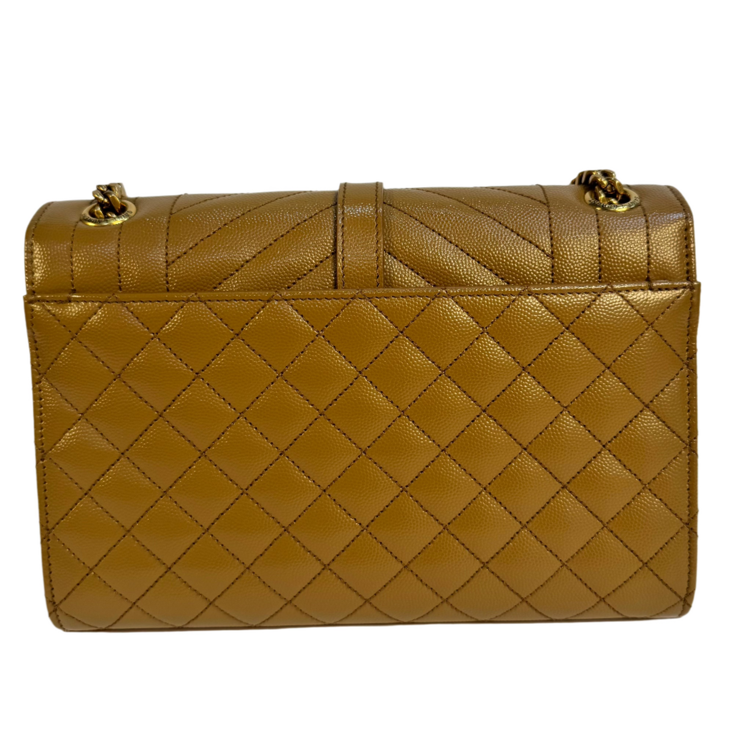 Envelope medium grain de poudre olive