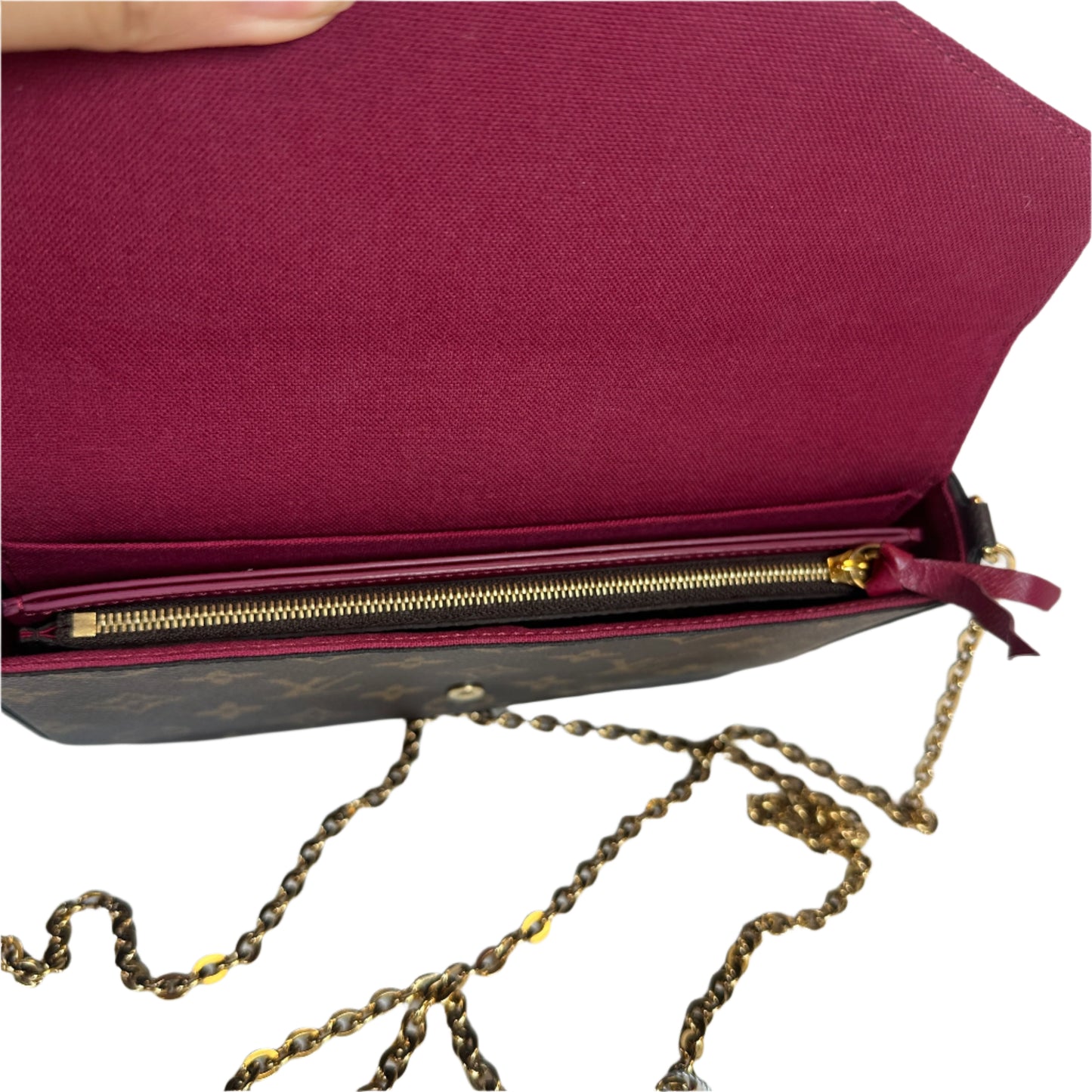 Felicie pouchette monogram