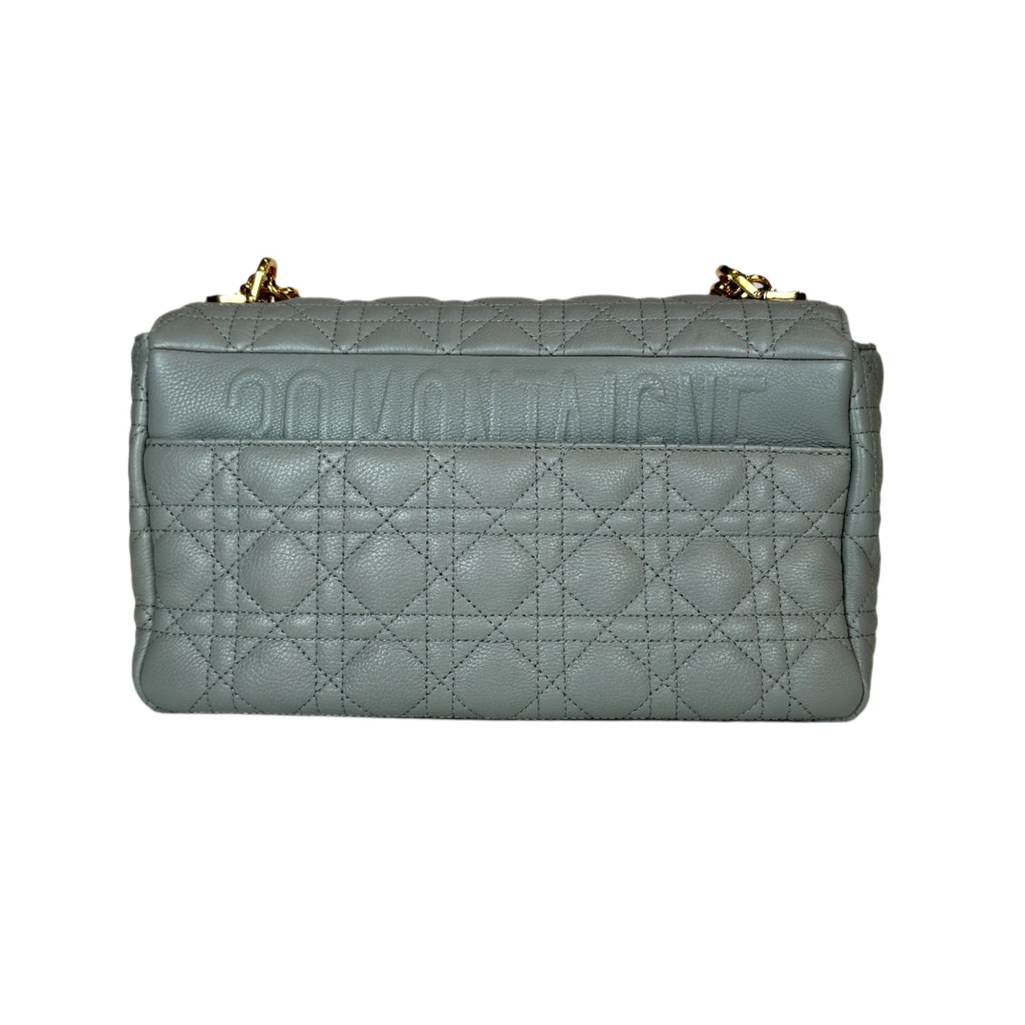 Caro Cannage Calfskin Grey Large