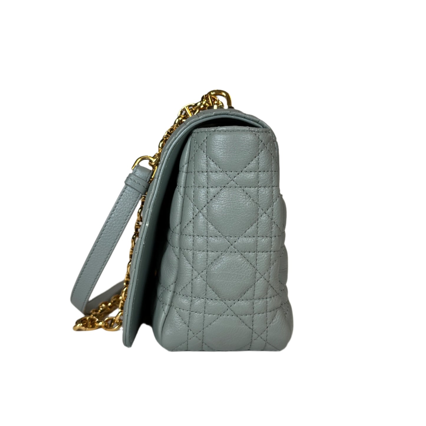 Caro Cannage Calfskin Grey Large