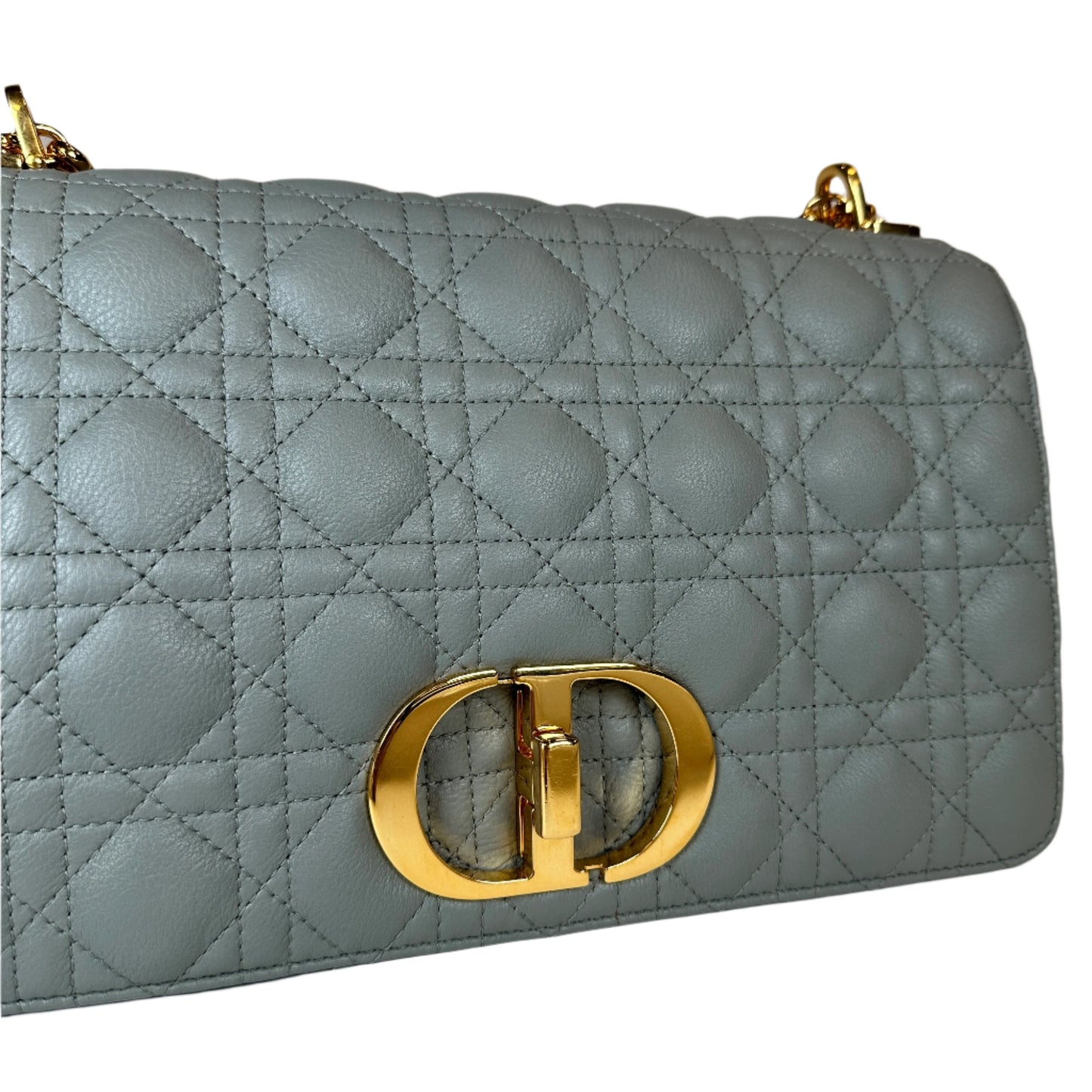 Caro Cannage Calfskin Grey Large