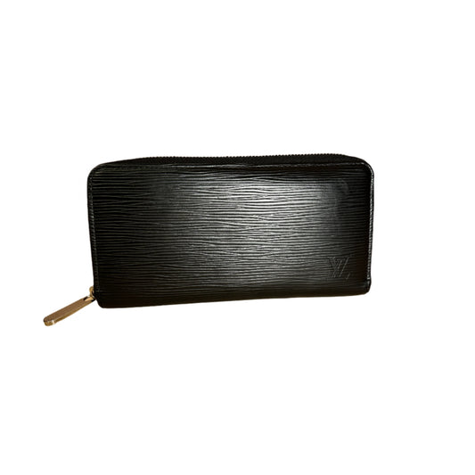 Louis Vuitton epi leather black wallet