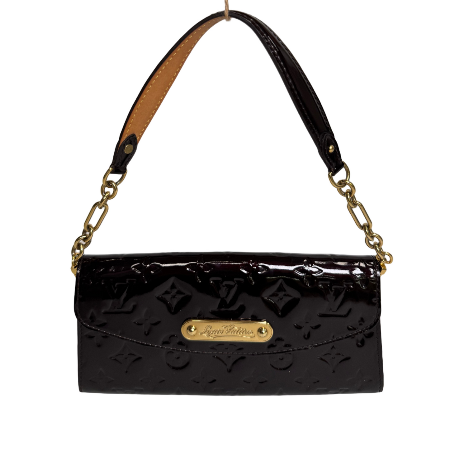 Sunset Boulevard Vernis clutch with shoulder strap
