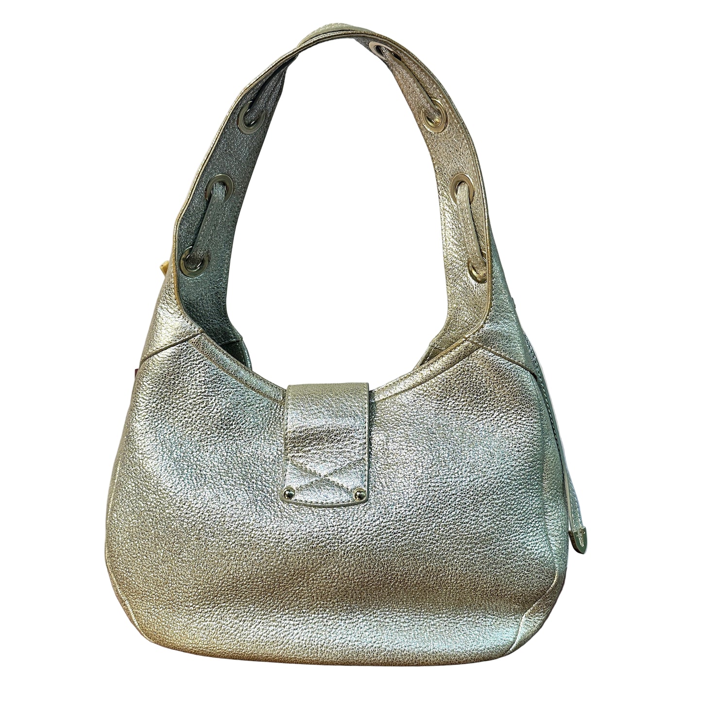 Silver Metallic shoulder bag