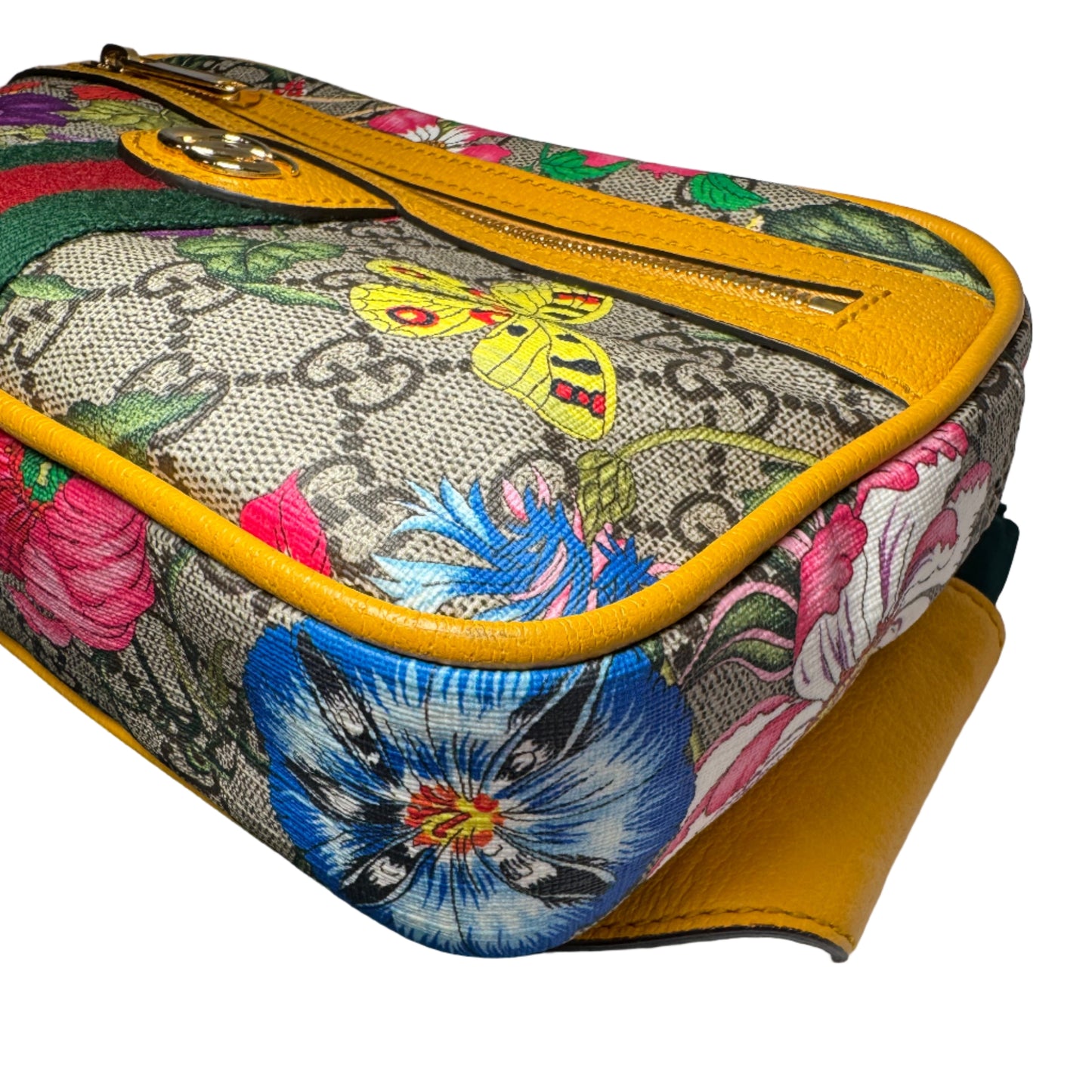 Ophidia GG belt bag amarillo