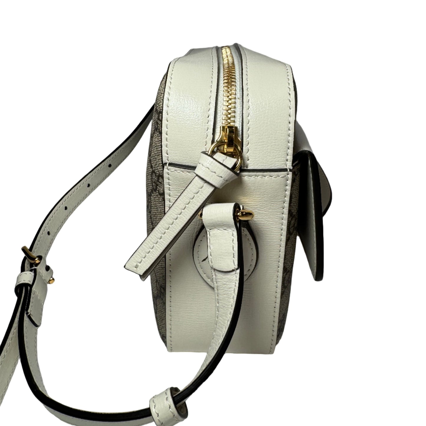 Horsebit small canvas white