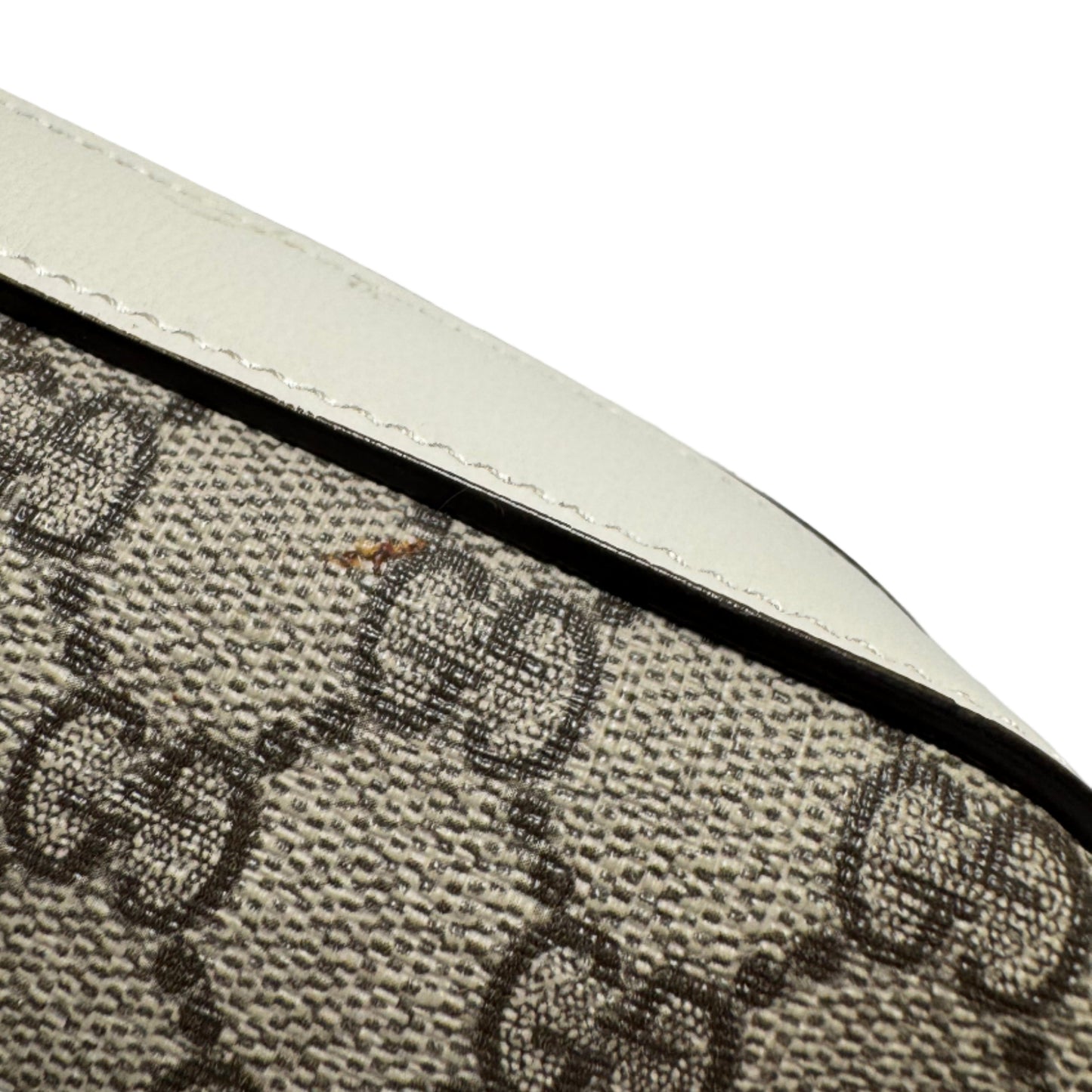 Horsebit small canvas white