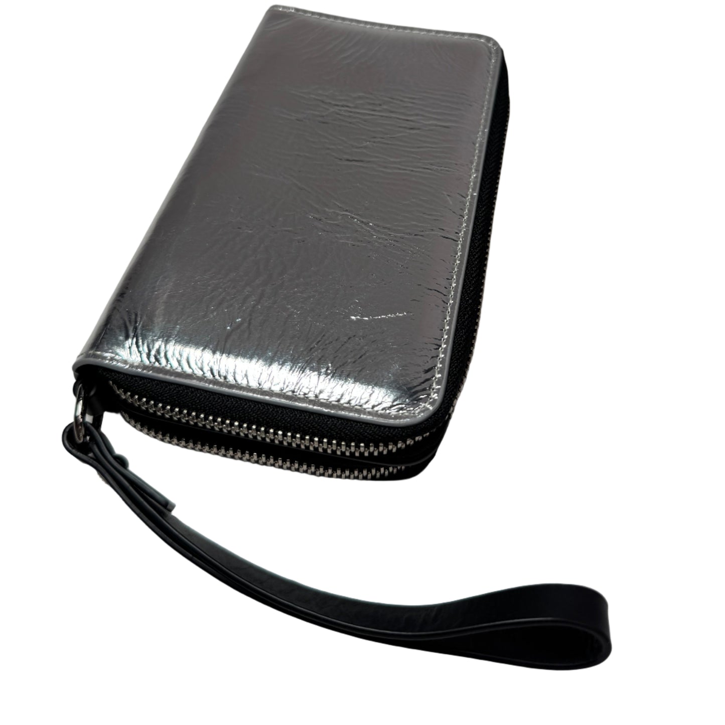 Silver multi function wallet/wristlet