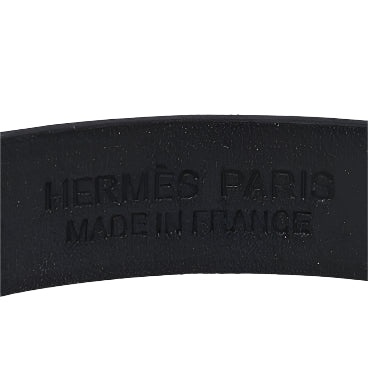 Chamonix leather bracelet in black XS