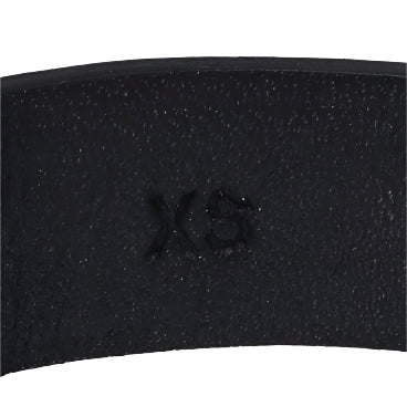 Chamonix leather bracelet in black XS