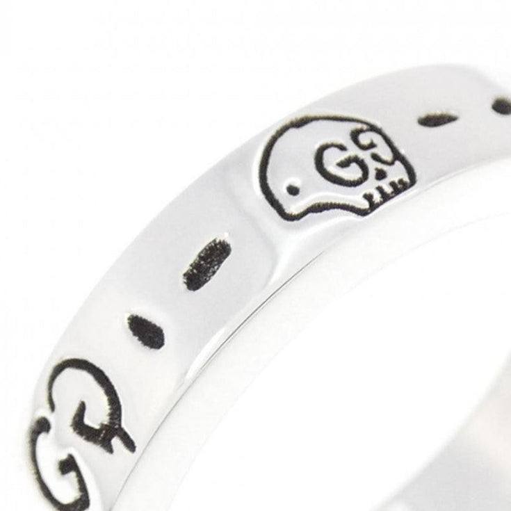 Ghost sterling silver ring Talla 6 3/4
