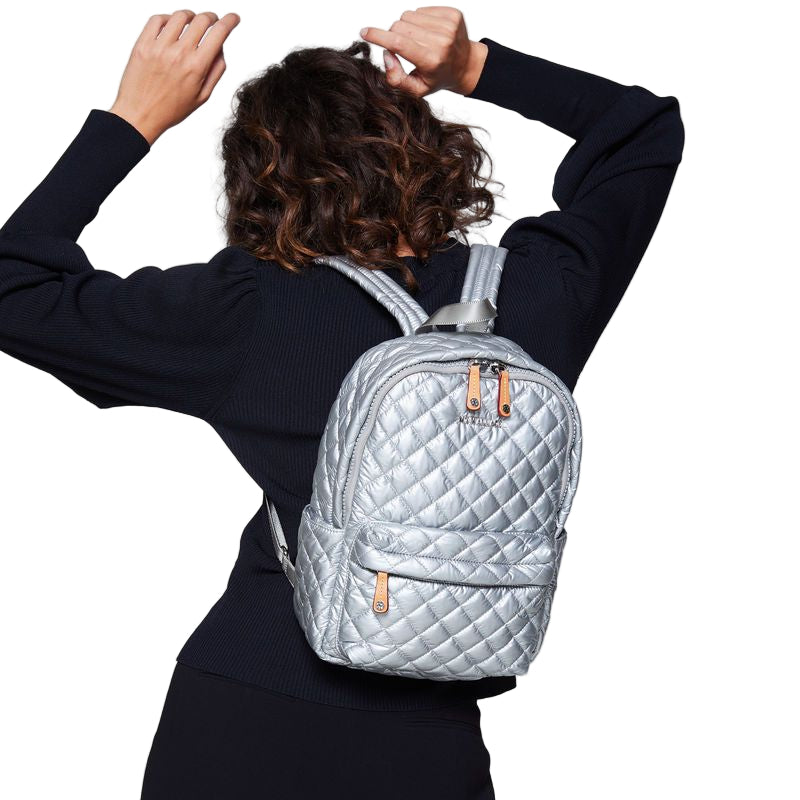 Oxford metro mini Backpack silver