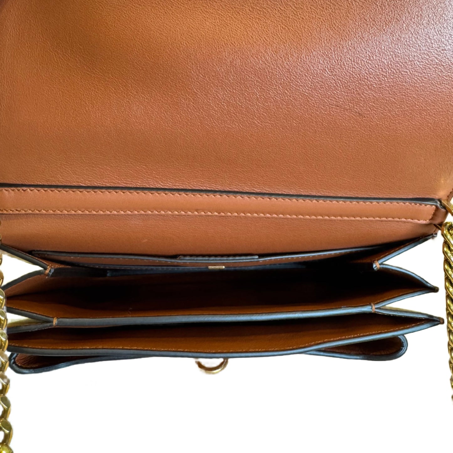 Trifolio Flap Medium Leather Crossbdy Bag