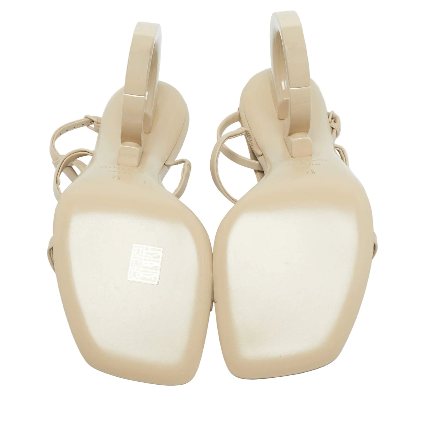Elina x5 logo heel beige 7.5
