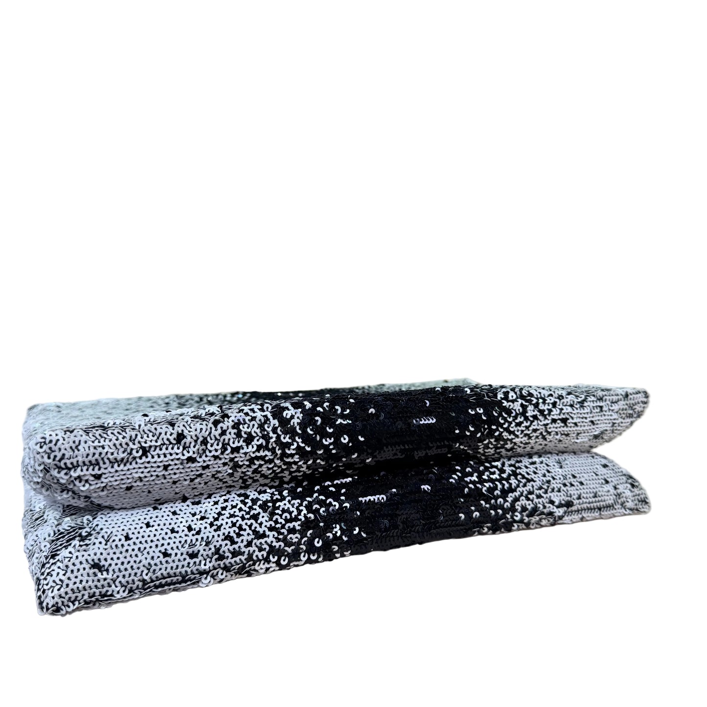 2013 Sequin Black and White Clutch