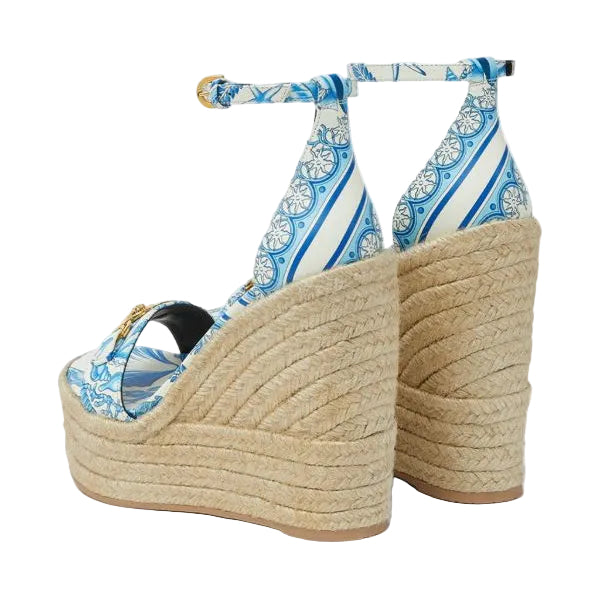 95' espadrilles medusa blue print shells