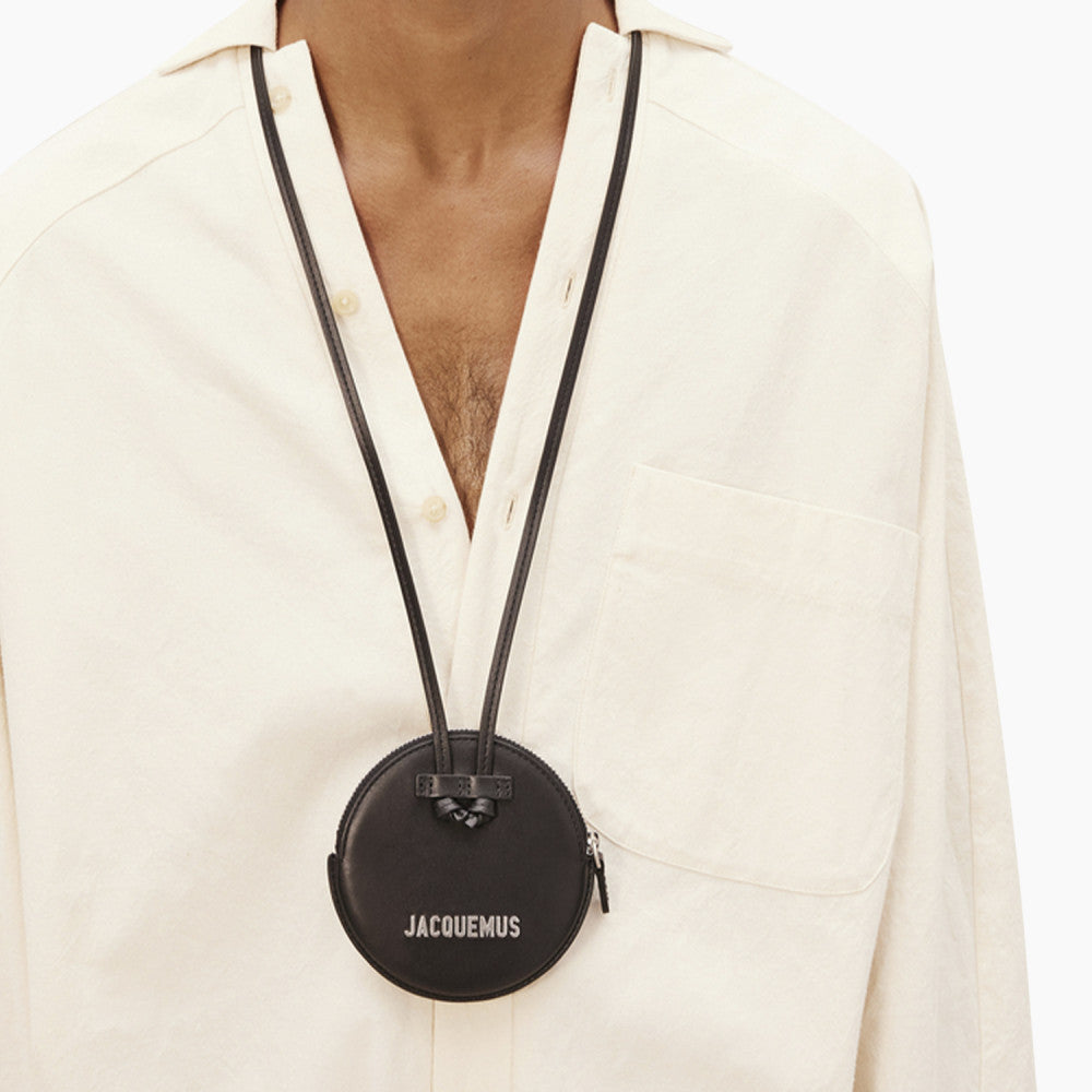 Le pitchou round coin purse black