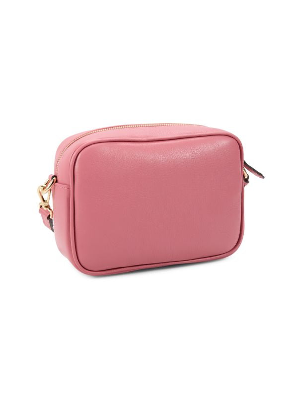 Cadillac Pink crossbody leather bag