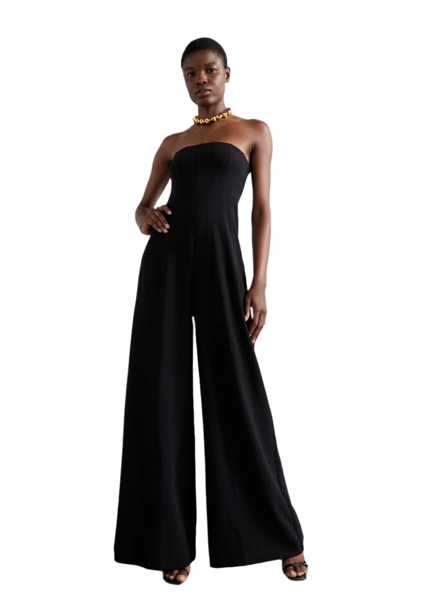 Staud Benjamin Jumpsuit in black 4