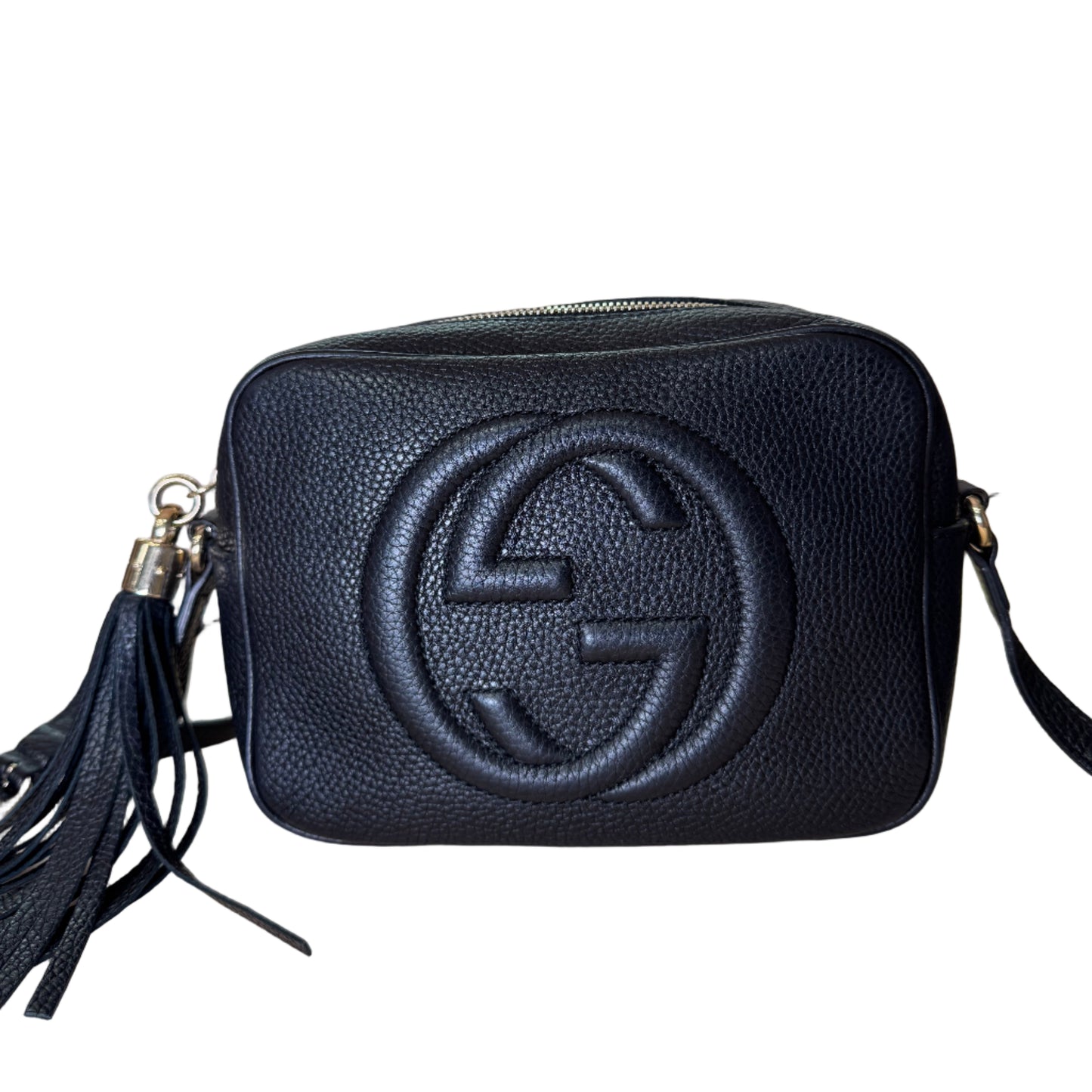 Soho black leather disco bag crossbody