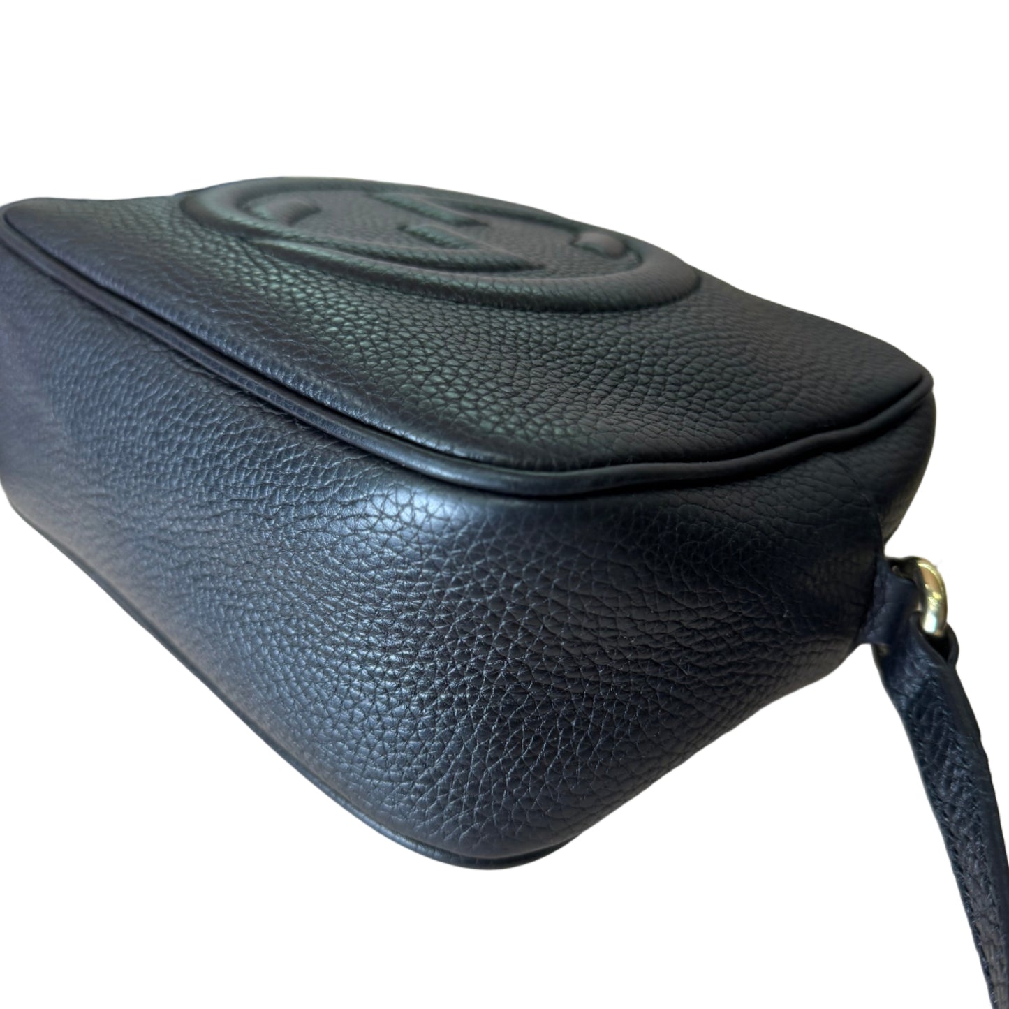 Soho black leather disco bag crossbody
