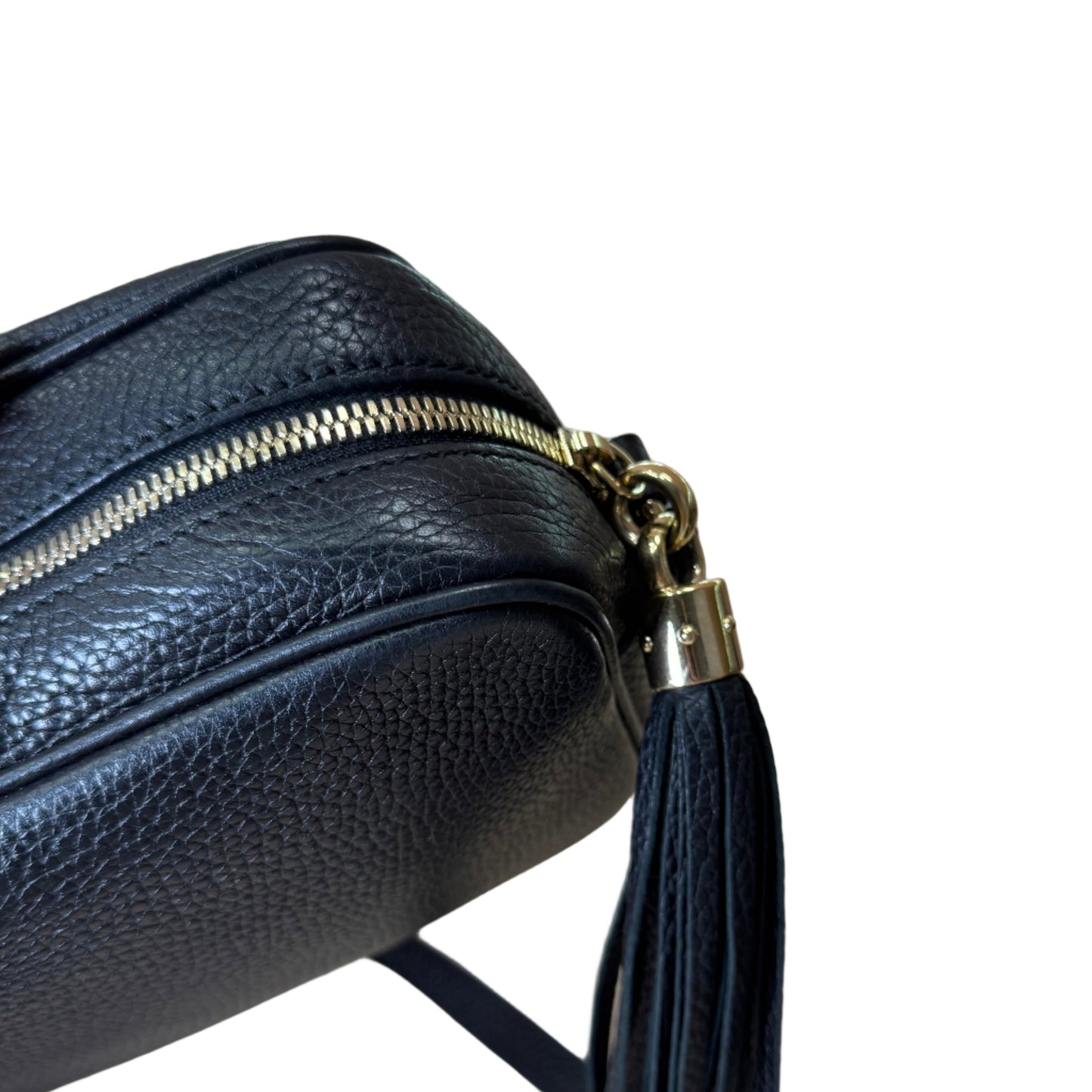 Soho black leather disco bag crossbody