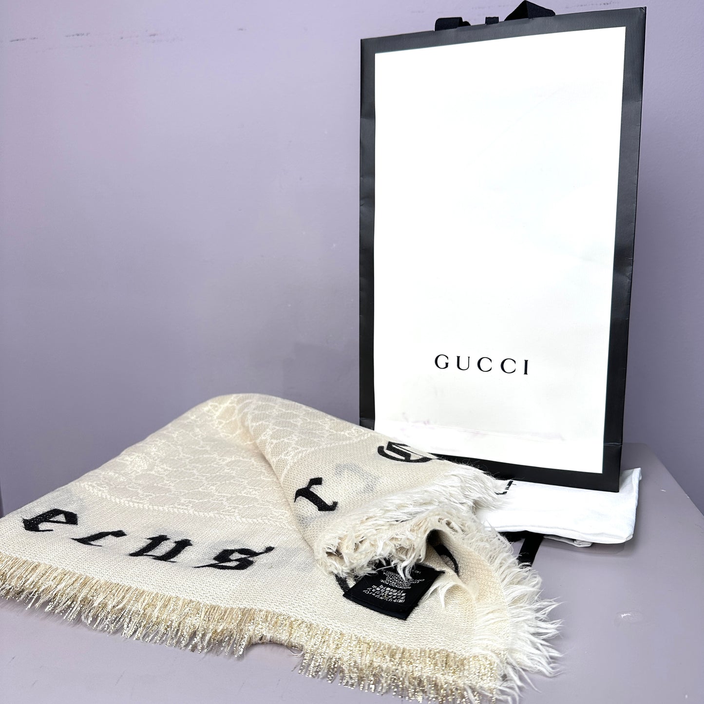 Shawl Wool/Silk GG patern