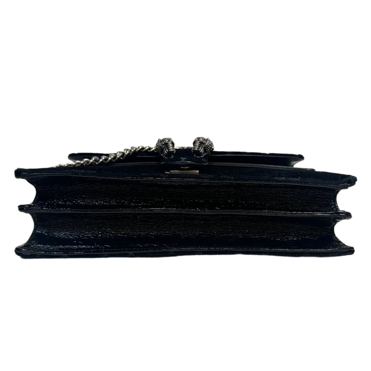 Dionysus medium black velvet shoulder bag