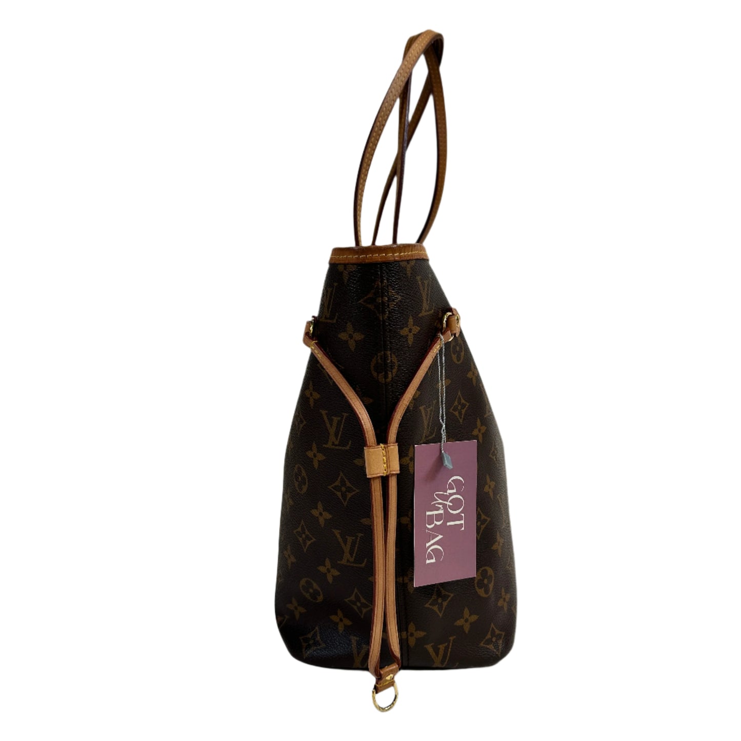 MM Neverfull Monogram Canvas red interior
