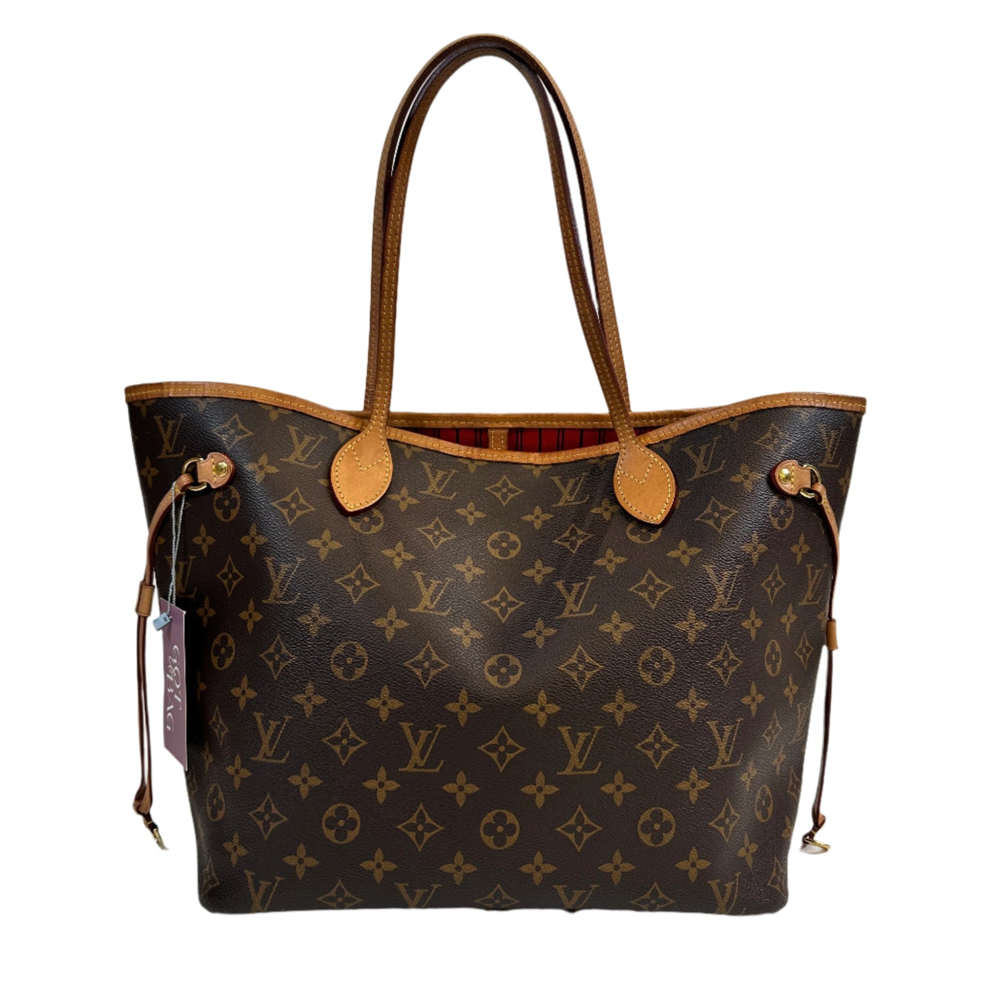 MM Neverfull Monogram Canvas red interior
